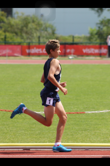 David’s a 1,500m hurdler of great promise!