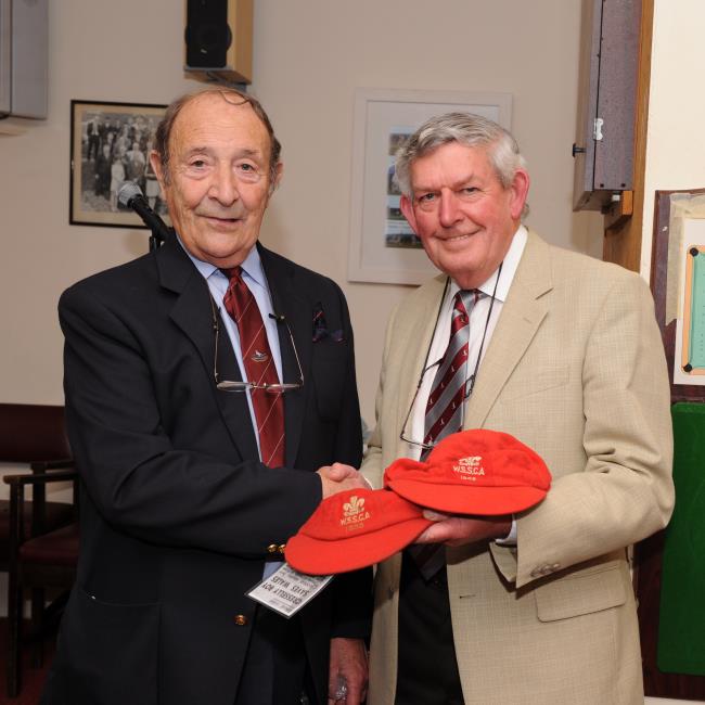 Dai with long-time cricketing colleague Roley Edwards