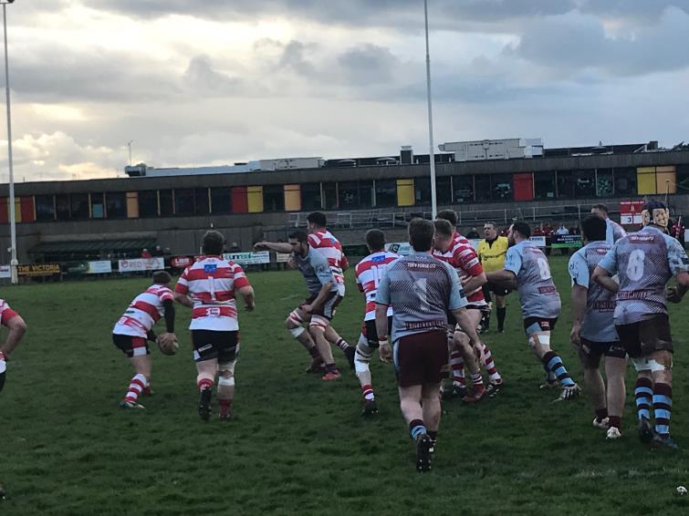 Dan McClelland sets up a Milford attack