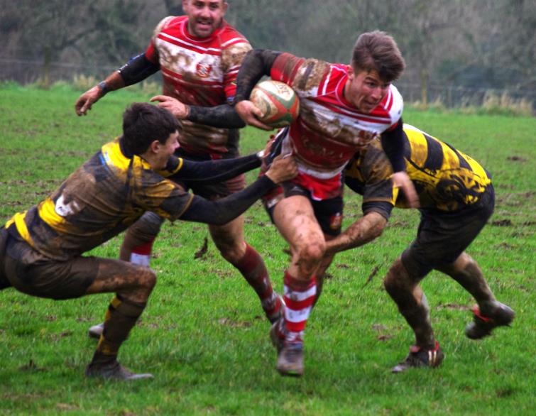 Dan McClelland runs hard for Milford