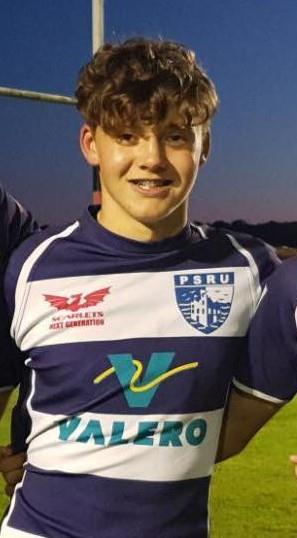 Fishguard try scorer Dan Cleary in his younger days as a county player