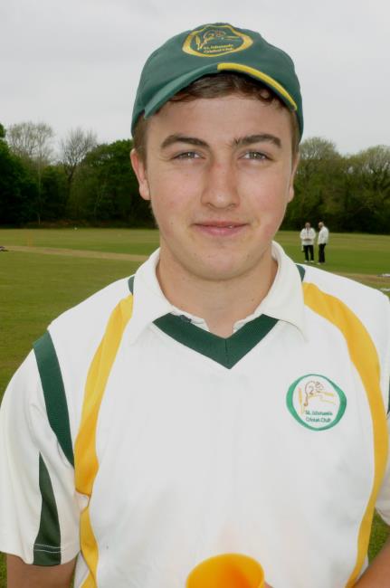 Dan Richards - 52 not out for Tish opening batsman 