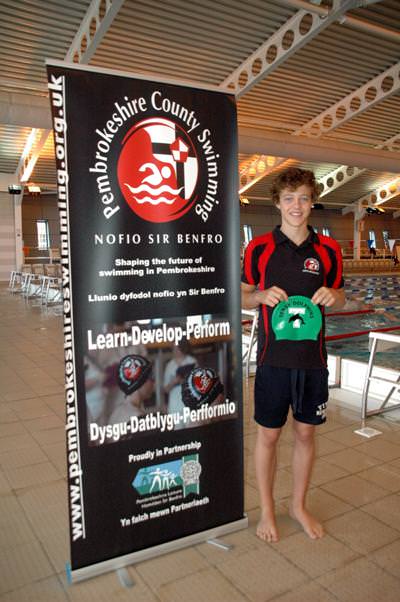 Daniel’s already a swimming star!