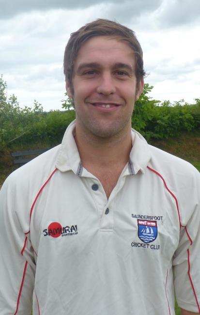 Danny Caine - 60 not out for Saundersfoot