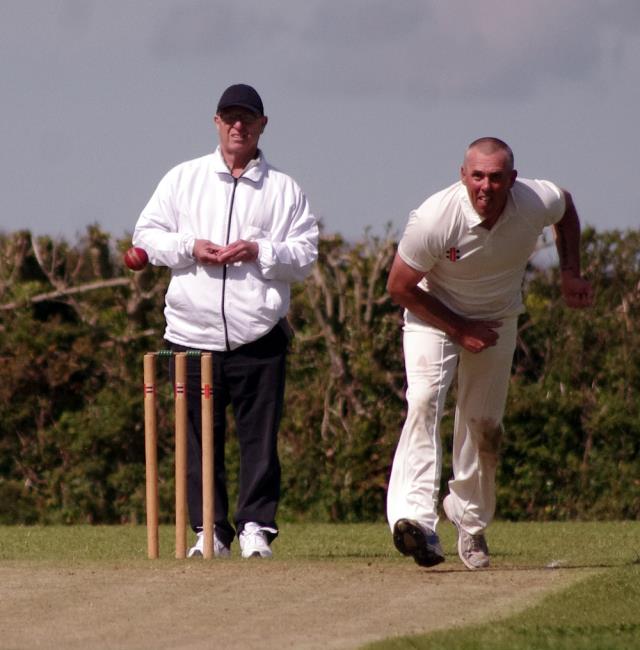 Danny Dewstowe took wickets for Town 2nds