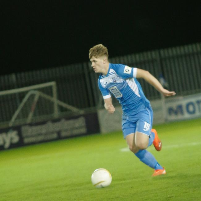 Danny Williams presses forward. Picture by Matthew Kelly of Rawphotography