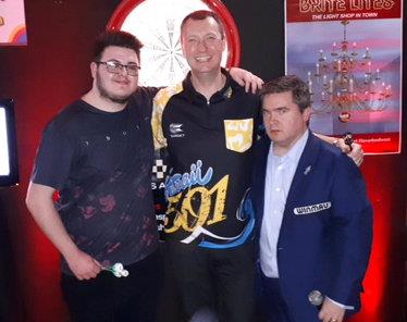 Declan with Wayne Mardle & Richard Ashdown