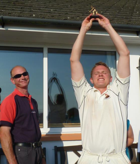James Ingledon - bowled well for Laugharne