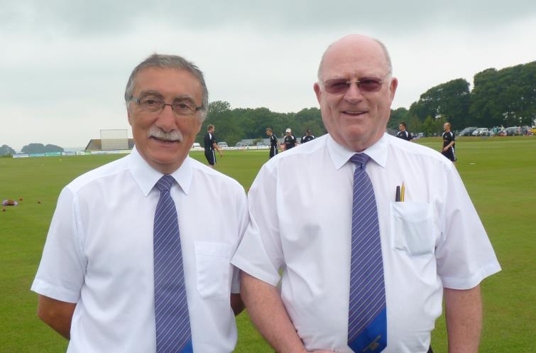 Arthur with Bowl colleague Denis Chiffi