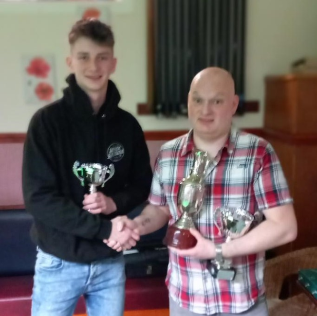 Arran Chesmore and right Simon Pearce