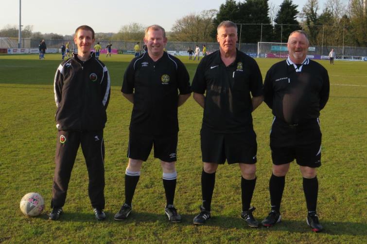  Gareth Elliott, Barry Evans, Bernie Armstrong, and Karl Davies