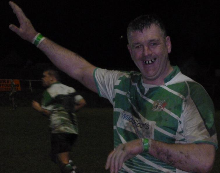 Dai Ebsworth - delighted with a deserved try