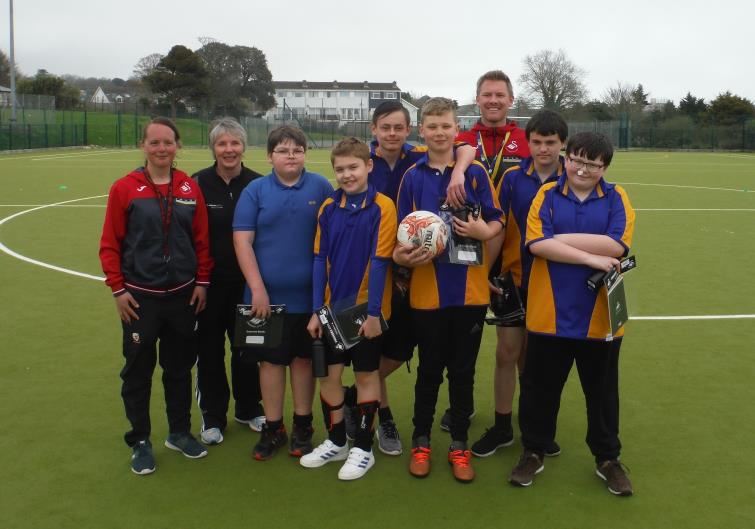 Championship group winners, Milford Haven School