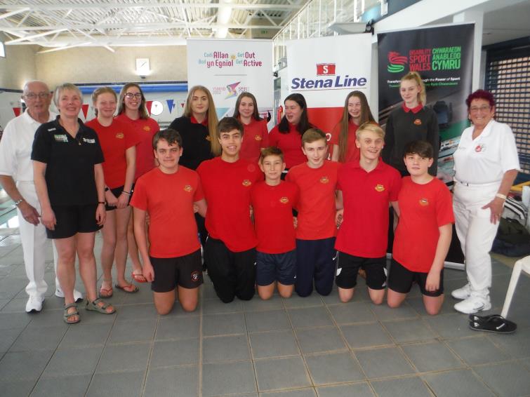 Year 10 pupils from Ysgol Bro Gwaun