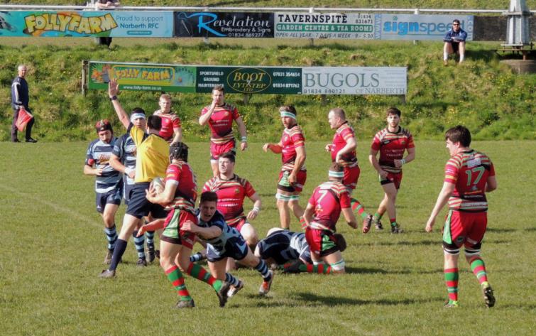 Dunvant give away a penalty