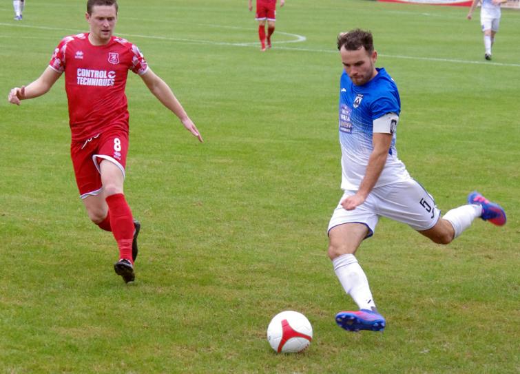 Skipper Dylan Rees scored with a stunning volley for Bluebirds