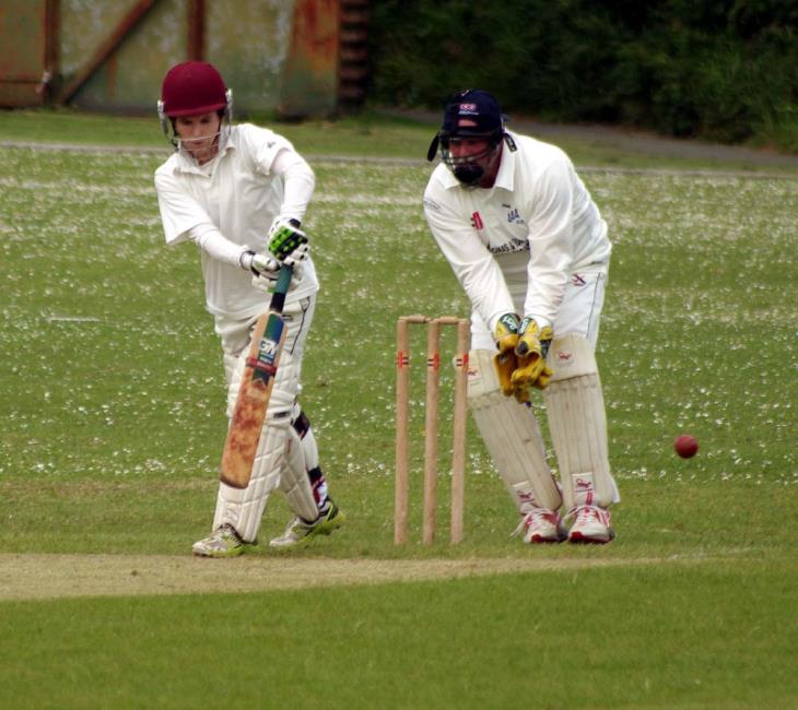 Emma Summons clips a shot for Johnston