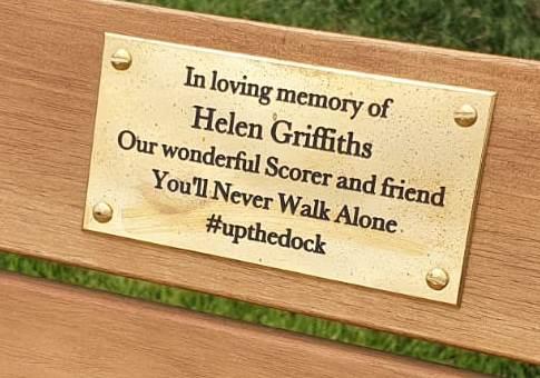 Message engraved on the seat