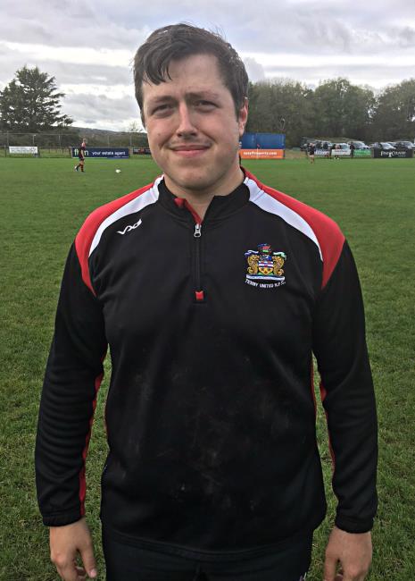 Ethan Morgan - deserved try for Tenby prop