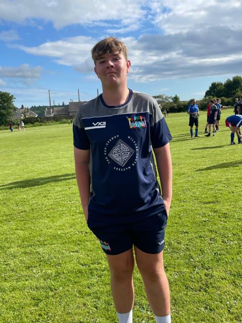 Ieuan in football Milford Youth Matters
