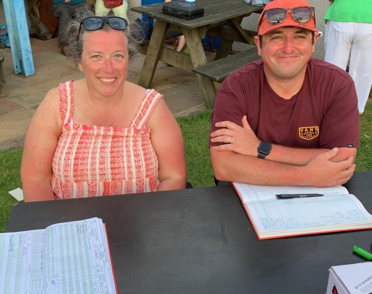 Scorers - Sarah Arran and Llew Jones