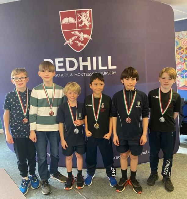 Delighted Chess medal winners