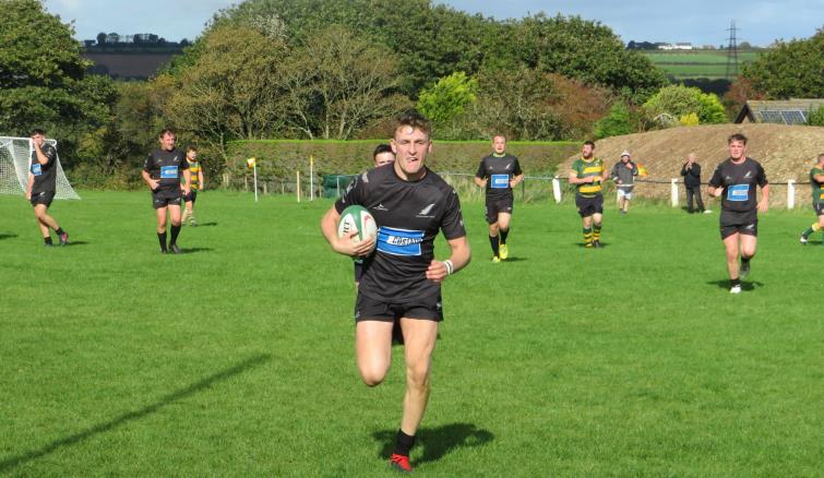 Neyland try scorer Alex Codd 