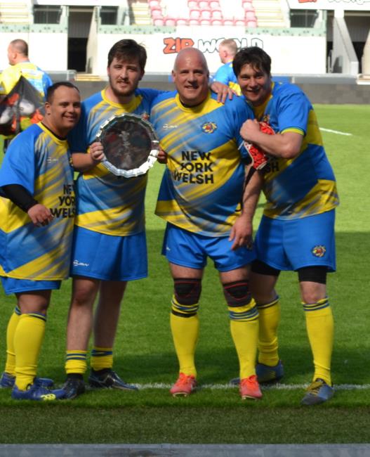 Four delighted Vikings