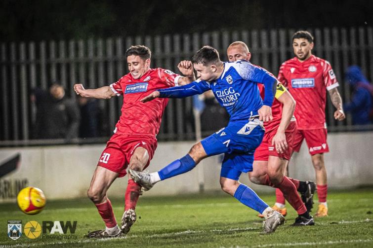 Ben Fawcett equalised late for Bluebirds