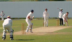 Fast bowling action