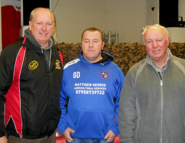 Fintan Godkin, Gerwyn Davies and Andy Dixon (St Davids Treasurer) Fintan Godkin, Gerwyn Davies and Andy Dixon (St Davids Treasurer)