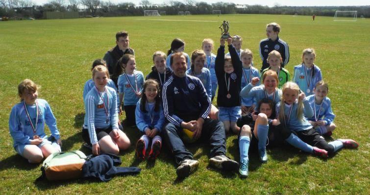 Fishguard Sports Girls football triumph