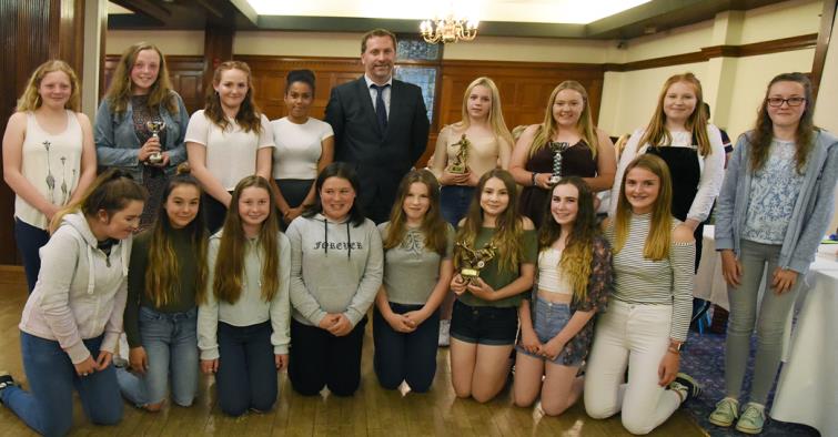 Fishguard Sports Girls under 14s and under 16s
