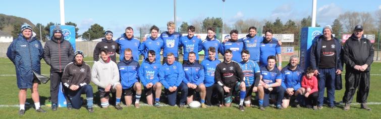 Fishguard squad against Nantgaredig