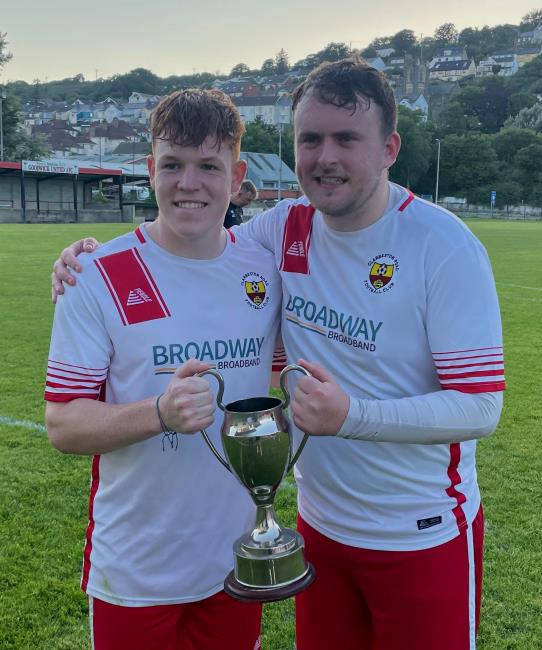 Clarby Scorers - Fletcher Picton and Niall Kinsella