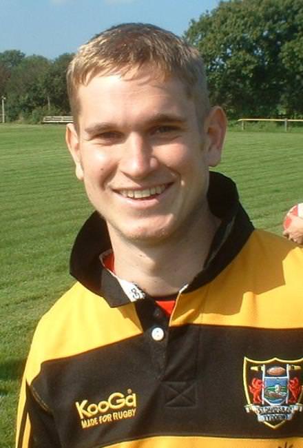 Fraser Watson tries his best to break a Glynneath tackle