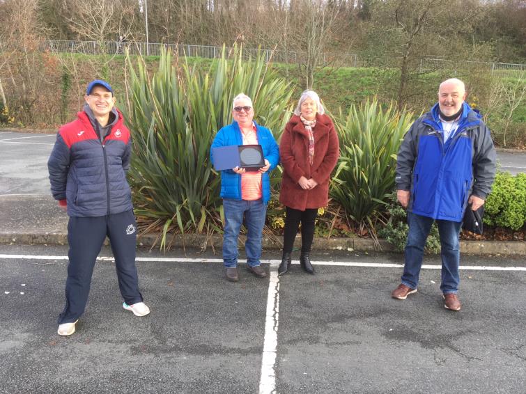 Fraser, Bill, Derek and Mandy Hart
