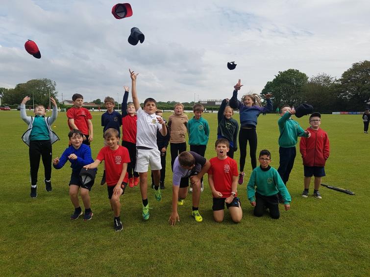 Golden Grove enjoyed their day at the Kwik Cricket Festival.