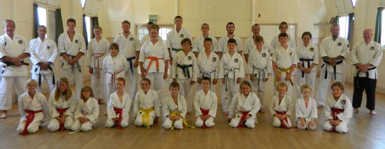   Successful grading at Preseli Karate Clubs