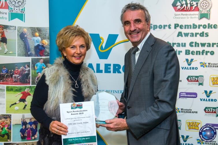 Karen Bowen and Geoff Williams