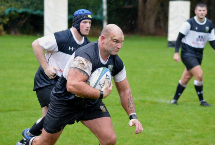 Kevin Bratcher - as powerful as ever for The Quins