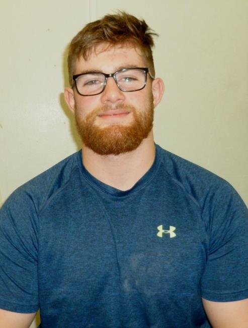 18 year old Kemsley Mathias -played well at prop for Crymych