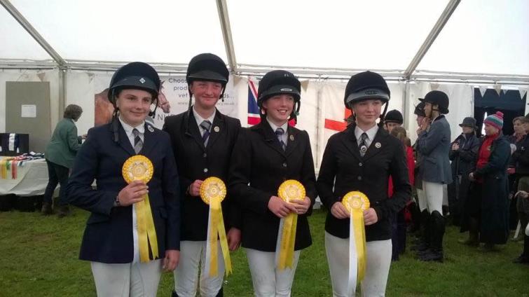 Sophie Jamieson, Sophie Townsend, Elinor Luke and Caitlin Thomas