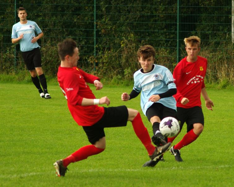 Kieron Howells has a shot at goal for Neyland