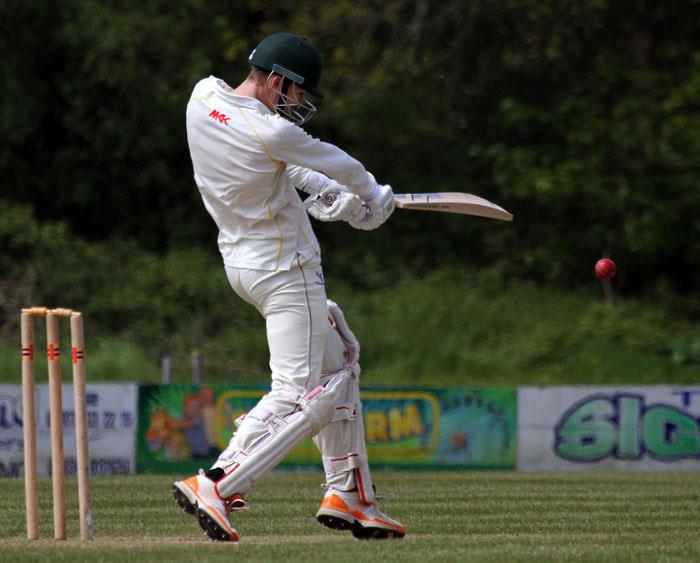 Kyle Marsh hitting a century 