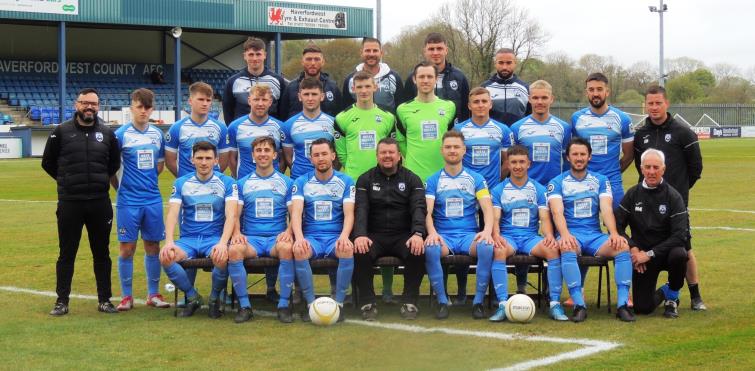 Haverfordwest County before kick off