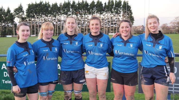 Try scorers  Rhian Swift, Emily Carrington, Awen Prysor, Holly Couzens, Jen Blume, Amber Starr-Palmer