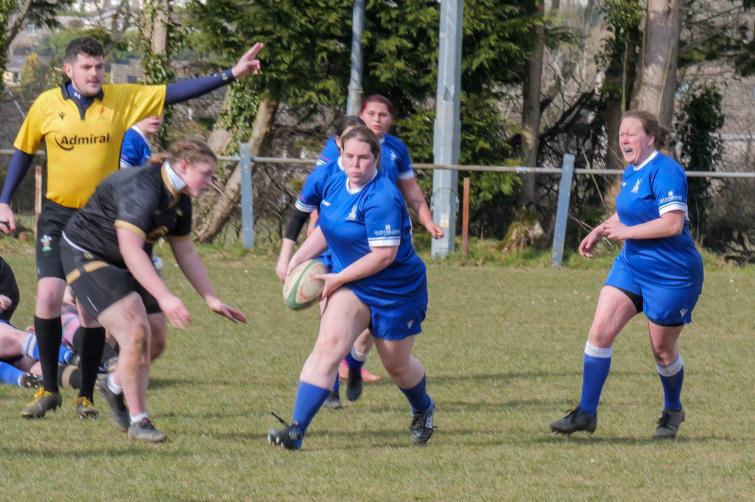 Haverfordwest Ladies on the attack