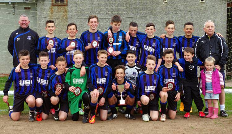 Unbeaten young Vikings win under 14s league title