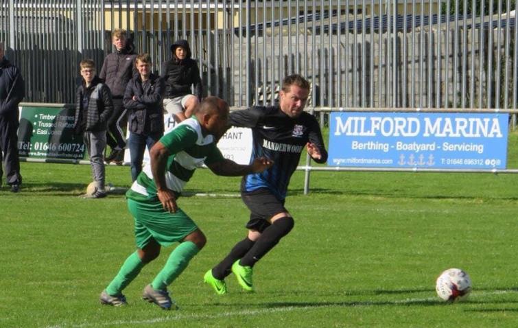 Matthew Price scored four goals for Hakin Over 40s